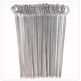 UCEC 50x Kebab Skewers, Skewers for Grilling, Metal Kebab Sticks, Stainless Steel, 20 cm, for Kebab, Barbecue