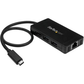 USB-C to Ethernet Adapter - Gigabit - 3 Port USB C to USB Hub and Power Adapter - Thunderbolt 3 Compatible
