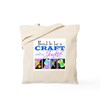 CafePress Craft Junkie Tote Bag Reusable Natural Beige Canvas Shopping