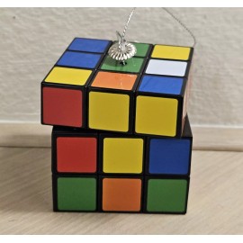 2024 Rubik’s Cube 3D Christmas Tree Ornament NEW
