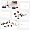 Baluue 6 Pairs High Heel Spike Protectors of Tpu Skid
