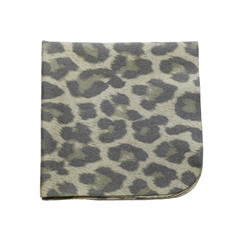 Calabria 1 Pack Microfiber Cleaning Cloth Green Grey Cheetah Animal