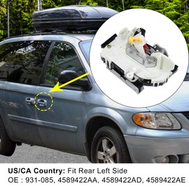 X AUTOHAUX Front Right Side Door Latch Lock Actuator Assembly for Chrysler Town and Country for Dodge Caliber Grand Caravan for Ram 1500 931-085 4589422AA 4589422AD 4589422AE