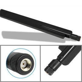 2X Dual Band WiFi Antenna 2.4GHz 5GHz RP-SMA Male WiFi Antennae for PC Desktop Computer PCI PCIe WiFi USB Adapter Card Wireless Network Router Security IP Camera Video Surveillance Monitor