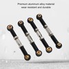 4Pcs RC Car Camber Links Black Aluminium Alloy Reduce Vibration