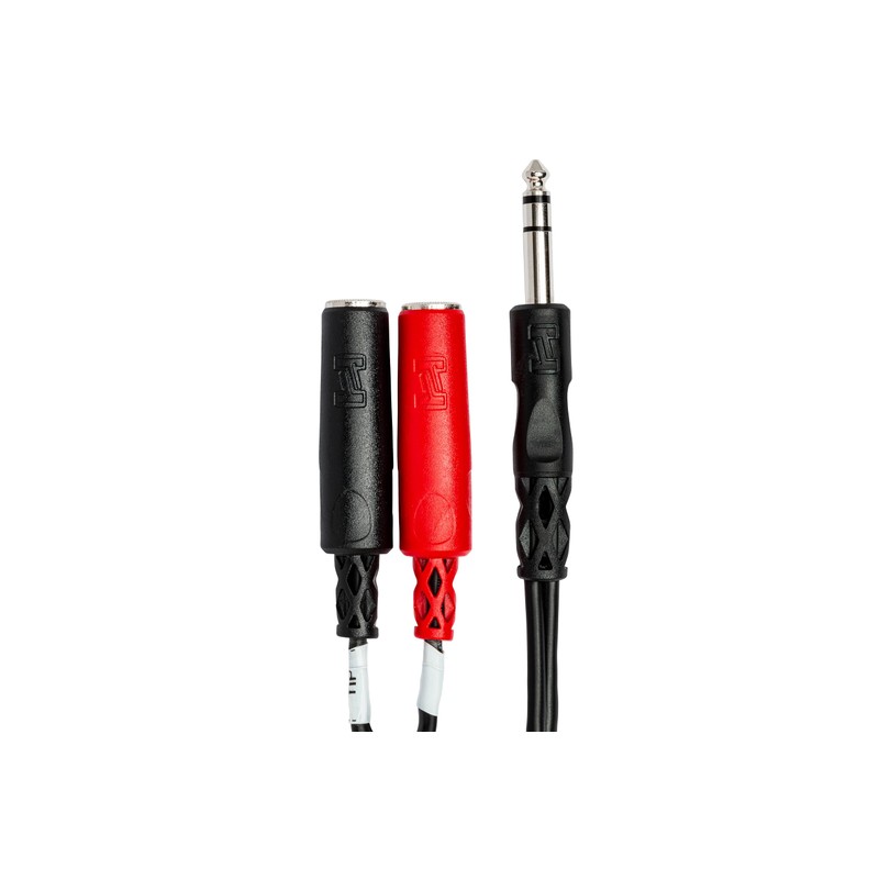 Hosa YPP-117 1/4 Inch TRS to Dual 1/4 Inch TSF