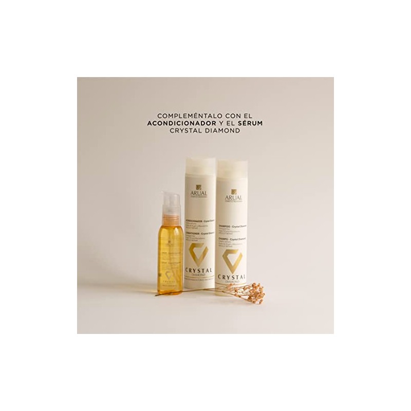 ARUAL - COSMÉTICA PROFESIONAL Crystal diamond shampoo para cabello danado