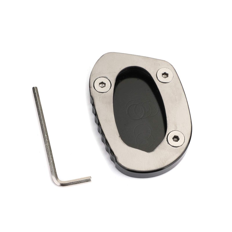Mad Hornets Motorcycle Kickstand Foot Side Stand Enlarge Plate Pad