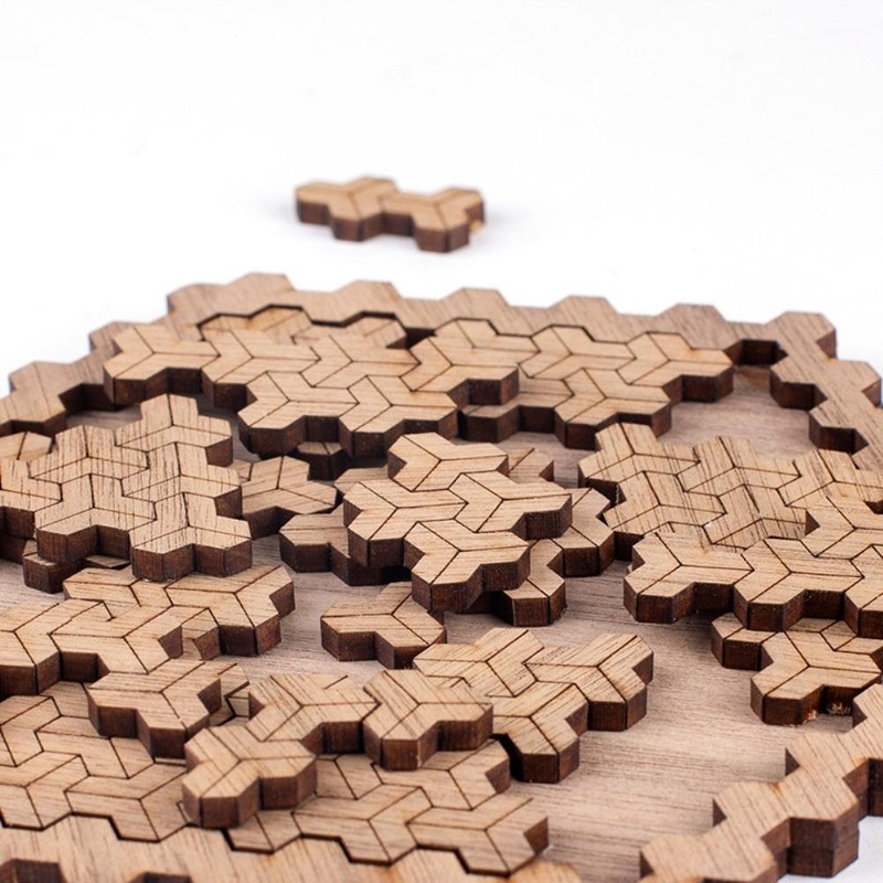 Irregular Decompression Puzzle Wooden Toys Wooden Jigsaw Puzzle Gift for