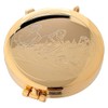 Holyart Pyxes and Burses: Gold plated pyx with engraved Last