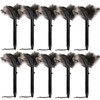 iHUFeather Retractable Ostrich Feather Duster for Cleaning, 15 Inch Fluffy