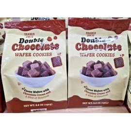 Trader Joe's Double Chocolate Wafer Cookies 8.8oz 250g (2 Bags)