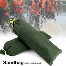 TiSkying Sandbags Flood with Tie Strap, Flood Bags for Filling, High-Quality Flood Sandbags Filled - Fabric Bag Flood Protection Bag, 30 x 70 cm