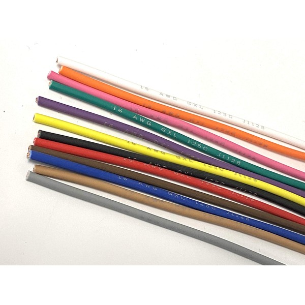 Automotive Wire 16 AWG HIGH Temp GXL Stranded Pure Copper