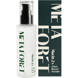 METAFORET Vegan Mucin 2x Glow Boost Serum 3.38oz 100ml / Day and Night Face Moisturizer for Dry, Sensitive, Acne Prone Skin, Dark Spot, Hydrating, Nourishing, Anti Aging, No More Snail Mucin