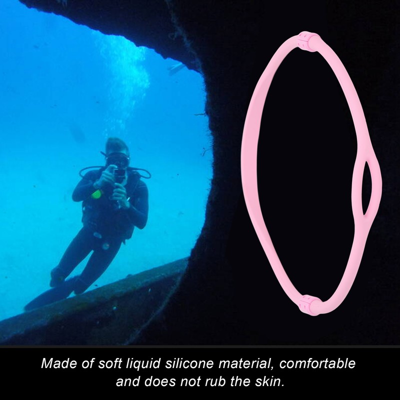 Diving Regulator Necklace Pink Scuba Diving Second Stage High Elasticity