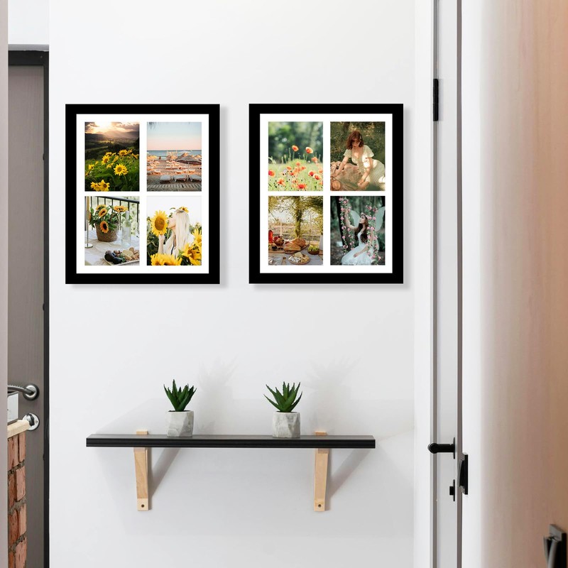 JCJMY 12x16 Picture Frame, 5x7 Collage Picture Frame, Display 4