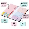 Mr. Pen- Sticky Notes Set, 410 Pack, Pastel Macaron Divider