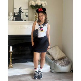 Stelle Women's Golf Skort Skirts 16" Hiking Skort for Tennis Outdoors Quick Drying Athletic Workout Skort with Pockets (Black, XS)