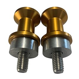 Pro-Tek Swing Arm Spools For Kawasaki Z900RS 2017 2018 2019 2020 2021 2022 2023 2024 2025 Kawasaki Z-900 Z-900RS Z-900RE Z 900 RS Spool Sliders, 8mm Spools (Gold)