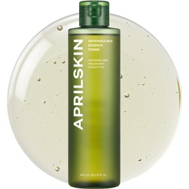 APRILSKIN Artemisia Rice Toner Dry, Sensitive, Acne-Prone Skin Vegan, Cruelty Free, Low pH, Calming & Firming up 6.76 oz No sulfates and Artificial Fragrance#