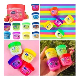 Balsamo Labios Resecos Set 4 Balsamos Mini Frutas Vitamina E                                                                                          