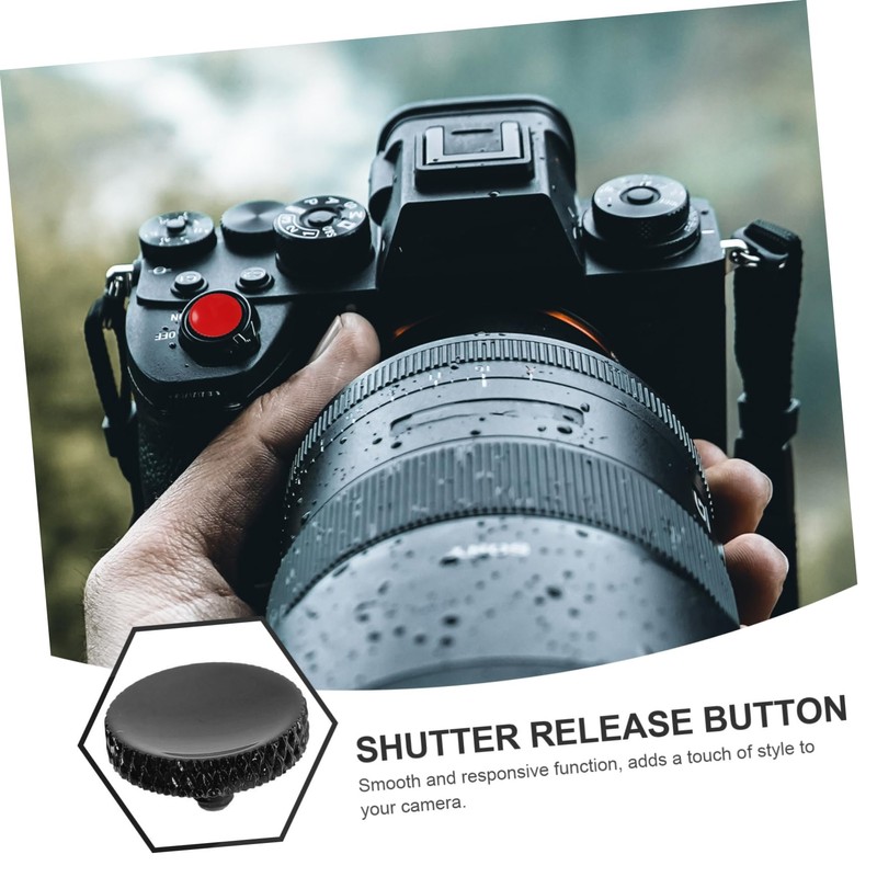 jojofuny 6pcs Camera Shutter Release Button Design for Enhanced Control