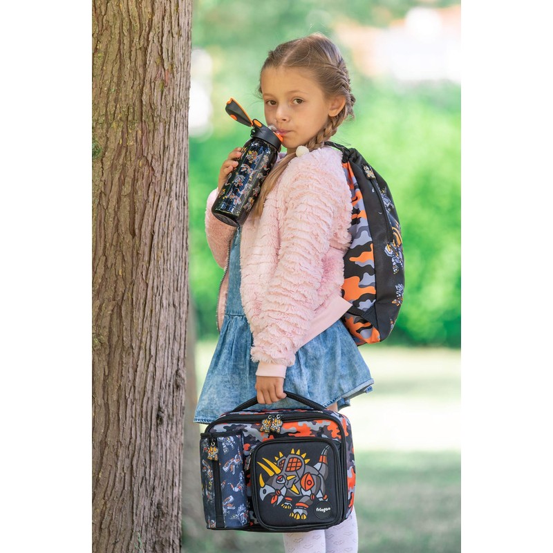 Fringoo - Large Capacity Kids Square Lunch Bag | Small