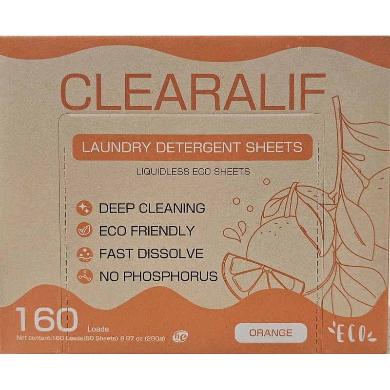 clearalif 2 Pack Clearalif Laundry Detergent Sheets Upto 320 Loads