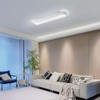 Becailyer Modern LED Linear Ceiling Lights, Dimmable LED Ceiling Lamp