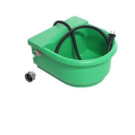 MODUODUO Automatic Heated Dog Bowl 1.3gal 100W Outdoor Thermal Water Dispenser Built-in Thermostat for Pet Livestock Cattle Sheep and Horse in Winter