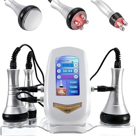 Máquina de Cavitación 40K 3 en 1, Dispositivo de Belleza RF Multipolar para Uso Doméstico, Equipo de Moldeo Corporal y Reafirmación de Piel