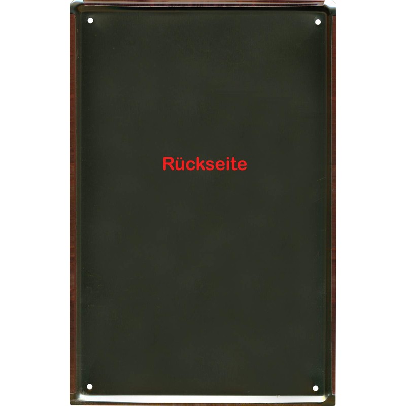 Decorative Tin Sign 20 x 30 cm Company Rast &