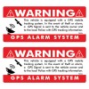 Sticker Sector INSIDE GPS 2 Pack RED STICKERS - Anti