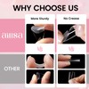 Nail Tips with Glue Kit Medium Almond Nail Tips 120pcs