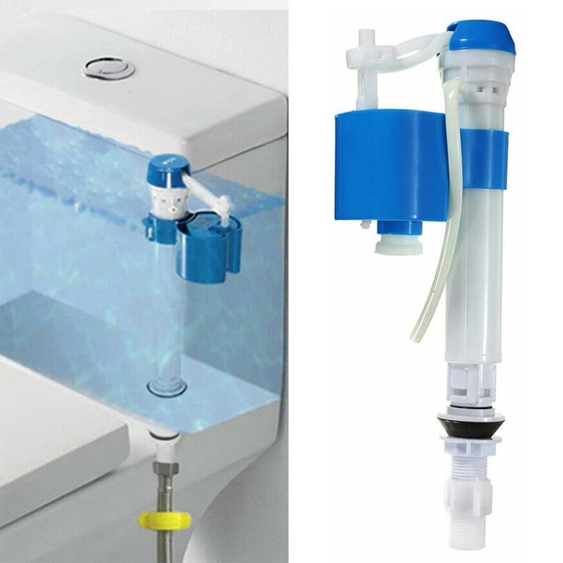 SagaSave 1/2" Toilet Fill Valve, Adjustable Push Button Flush Valve,