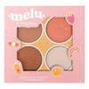 Paleta de rubores e iluminadores Cuarteto de Blushes Mely by