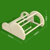 Chicken Perch with Swing & Mirror, Waterproof PVC Roosting Stand