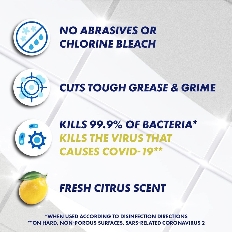 OxiClean 3-in-1 Deep Clean Multi-Purpose Disinfectant, 30 oz (Pack of