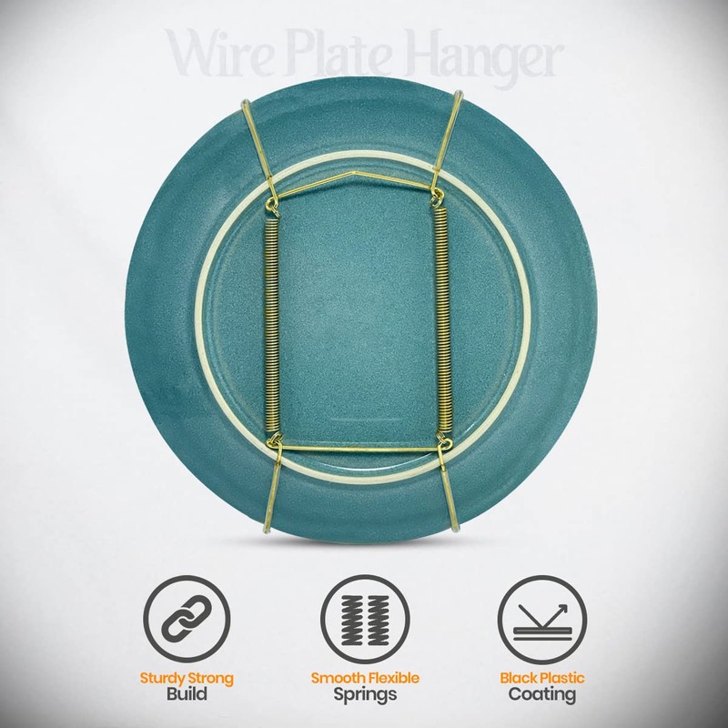 WINSOME Invisible Plate Hangers for Wall | Decorative Dish Display