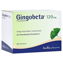 GINGOBETA 120 mg Film-Coated Tablets Pack of 100