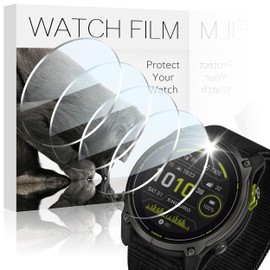 AIDOWU 4 Pack Compatible with Garmin Enduro 3 Screen Protector Tempered Glass,for Garmin Enduro 3 Screen Protector Precise Fit,9H Hardness Scratch Resistance