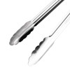 Hygiplas Pro-Grade Kitchen Serving Tongs 300mm, Black Colour Coded -