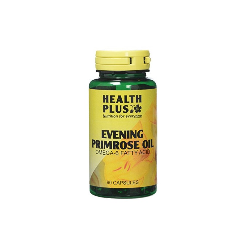 Health Plus Evening Primrose Oil 500mg Omega-6 Supplement - 90