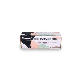 Finura Foodservice Film with Serrated Cutter (12 in x 2000 ft)