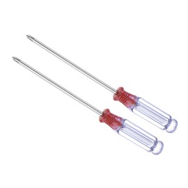 CoCud Mini Phillips Screwdrivers, Size 3.0mm, Length 127mm, Carbon Steel, Small Phillips Screwdrivers with Non-Slip Handle, Pack of 2