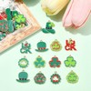 KitBeads 30 Pieces 15 Styles Green Saint Patrick Charms Enamel