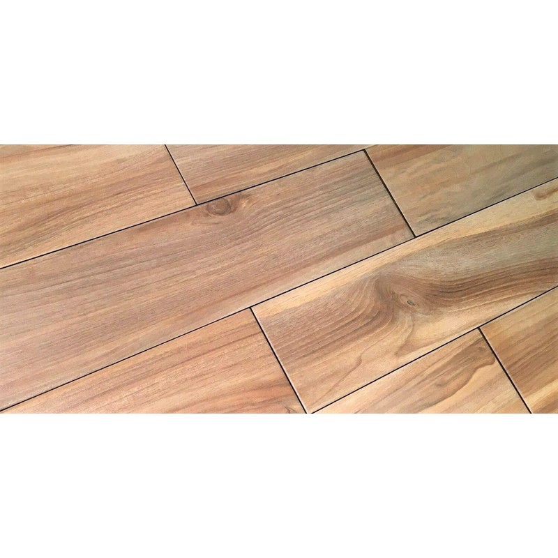 6x24 Marina Oak Porcelain Plank Wood Look Field Tile Floor