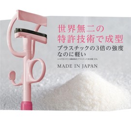 New Model Terraneko Eyelash Curler, Color Pink, Size H 5.4 x W 1.5 x D 2.1 inches (138 x 38 x 53 mm), Weight: 0.5 oz (16 g)