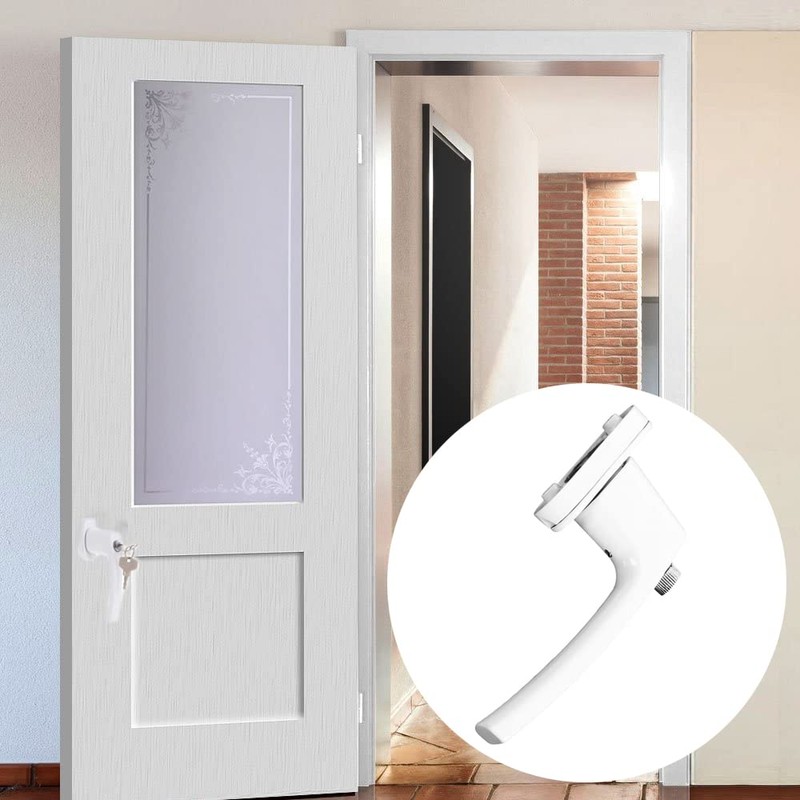 Window Handle Aluminium Lockable, Window Handle, Window Handles, Lockable White